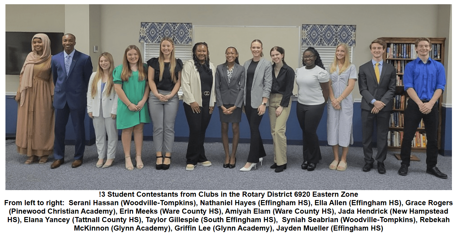 Eastern Zone District 6920 Speech Contest